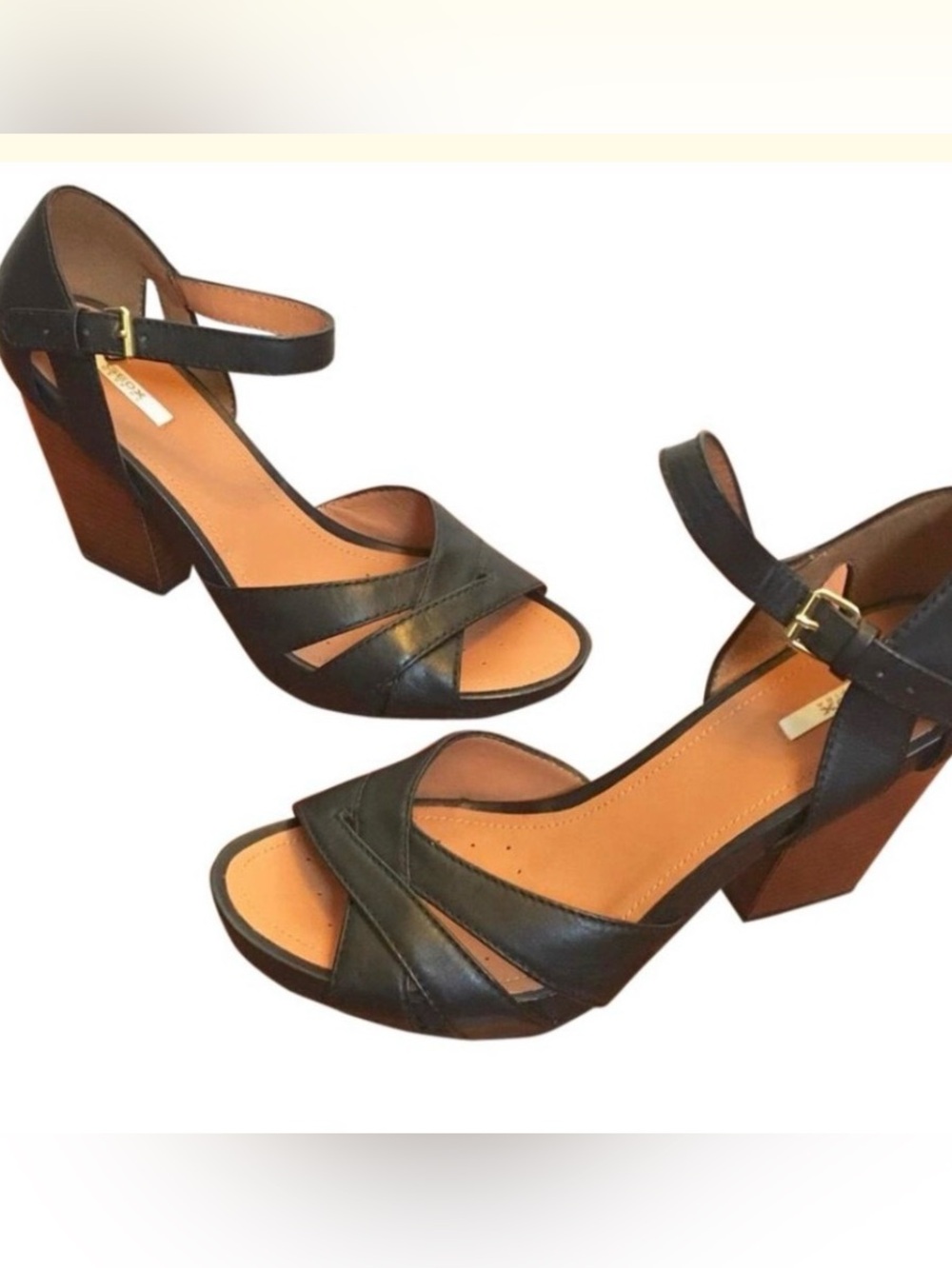 NWOT Geox Leather Comfort Dressy Sandals